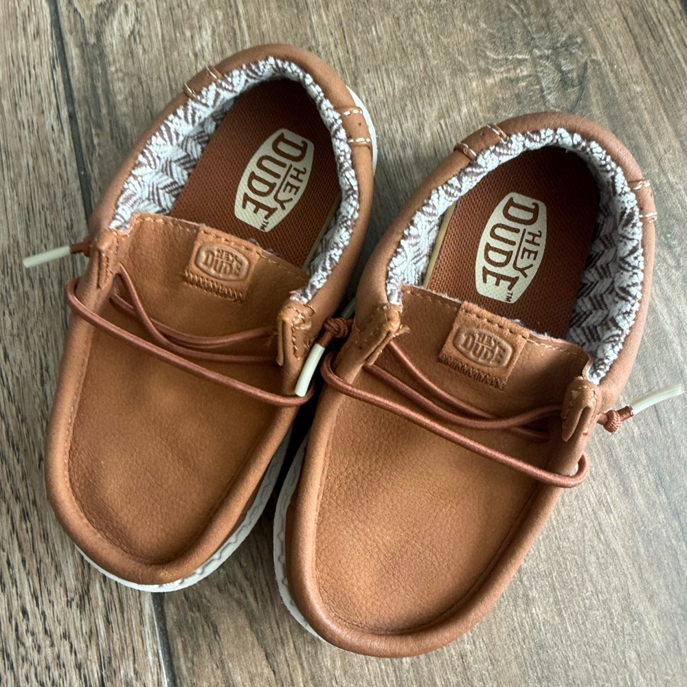 Hey Dude Brown Moccasin Slip-On Shoes